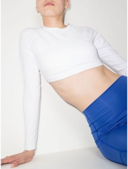 cropped performance top