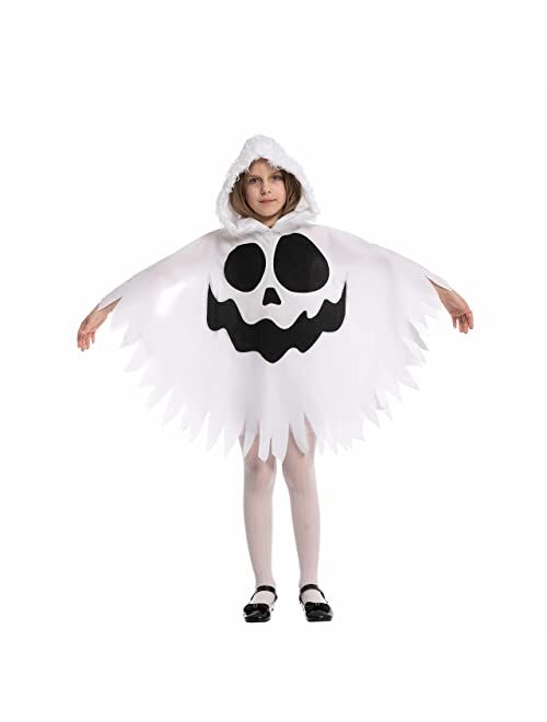 Spooktacular Creations Halloween Ghost Cloak Costume for Kids Trick-or-Treating, Spooky Ghost Costume for Child Toddler