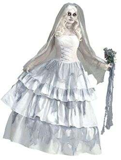 Forum Novelties Women's Deluxe Victorian Ghost Bride Costume