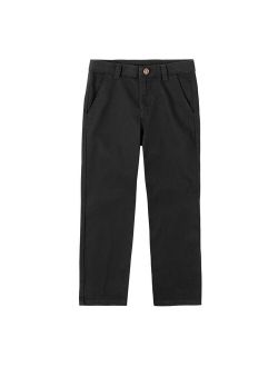 Boys 4-20 IZOD Flat Front Comfort Waistband Pants in Regular, Slim & Husky