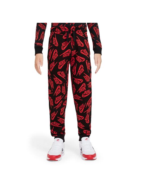 Boys 8-20 Nike Club Fleece Print Joggers
