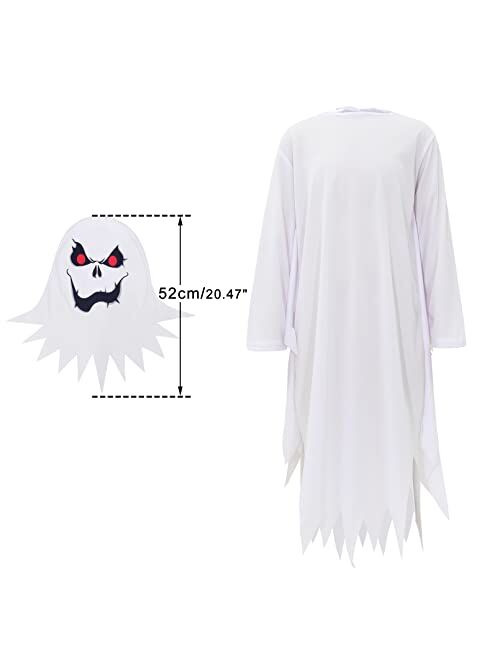 Eozy Kids Boys Halloween Ghost Costumes Scary Spooky Cosplay Dress Up