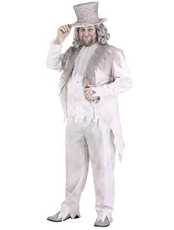 Men's Plus Size Victorian Ghost Costume