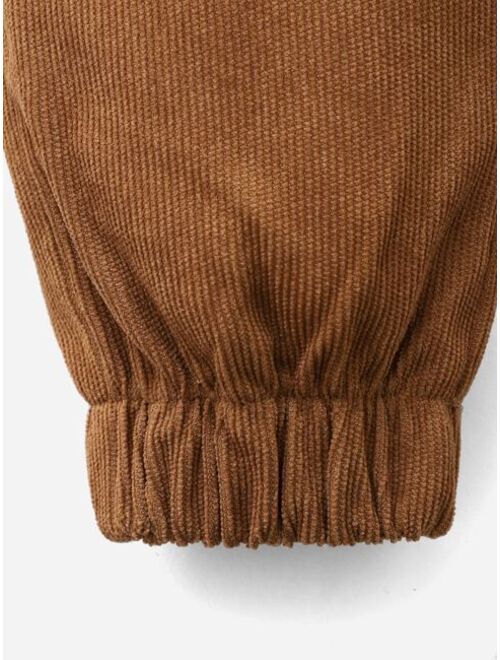 Shein Baby Solid Elastic Waist Pants