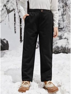 Boys Slant Pocket Straight Leg Pants