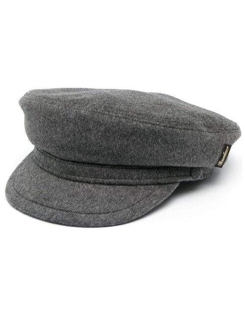 Borsalino wool baker boy cap