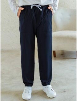 Boys Drawstring Waist Pants