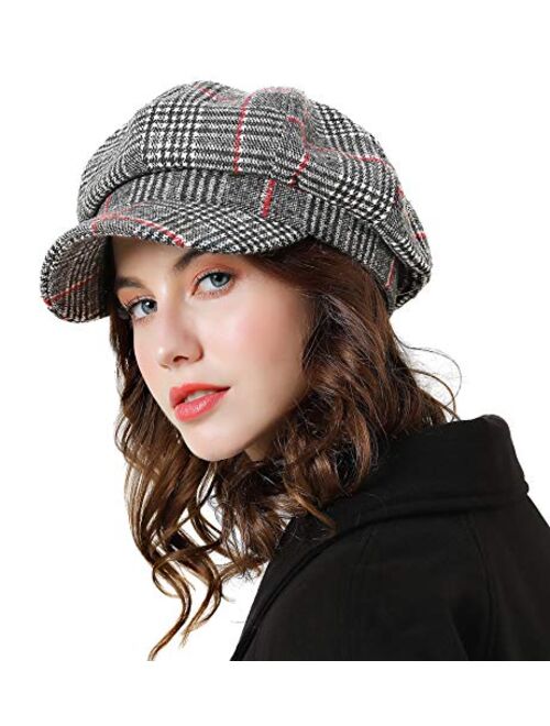 Sumolux Women Beret Newsboy Hat French Cap Classic Autumn Spring Winter Hats