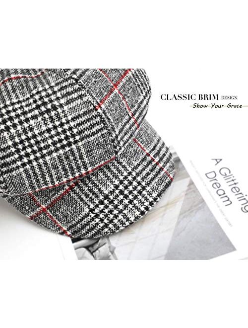 Sumolux Women Beret Newsboy Hat French Cap Classic Autumn Spring Winter Hats