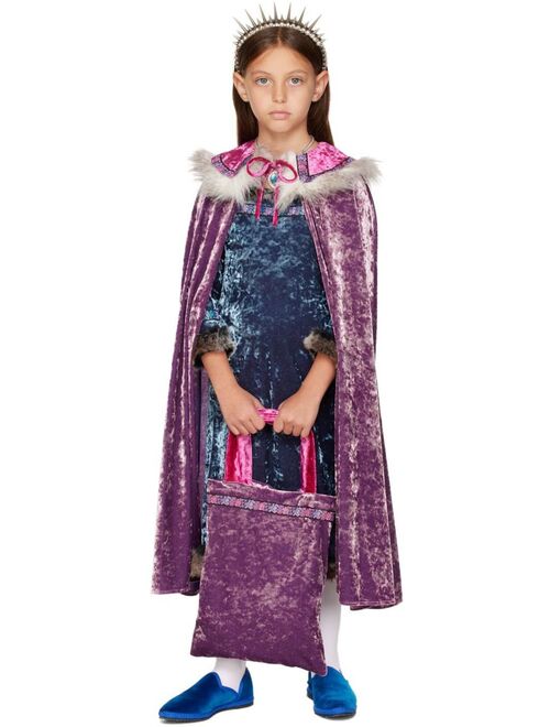 ANNA SUI MINI SSENSE Exclusive Kids Purple Prince Halloween Cape