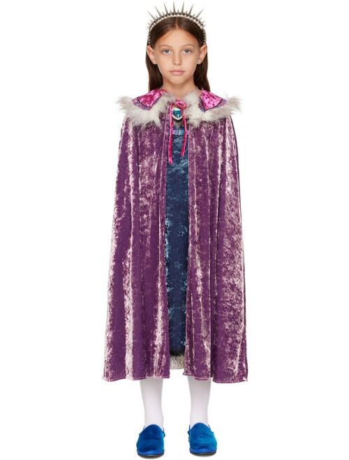 ANNA SUI MINI SSENSE Exclusive Kids Purple Prince Halloween Cape