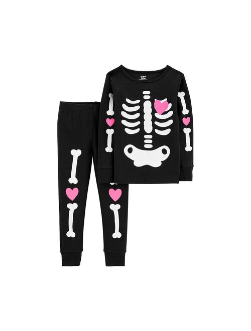 Toddler Carter's Halloween Skeleton Pajama Set
