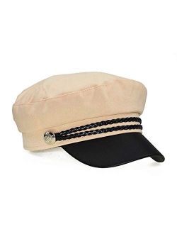 Jewelry-Box Retro England Style Ladies Womens Girls Beret Baker Boy Peaked Cap Military Hat