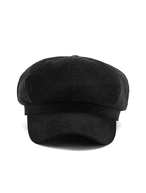 XYIYI Fashion Newsboy Caps Visor Beret Hats Paperboy Gatsby Hat Octagonal Cap for Womens Girls