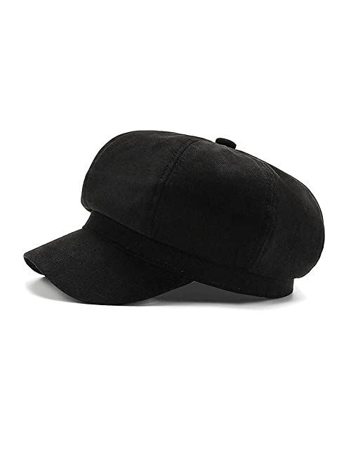 XYIYI Fashion Newsboy Caps Visor Beret Hats Paperboy Gatsby Hat Octagonal Cap for Womens Girls