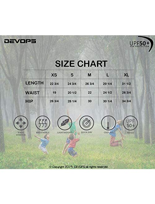 DEVOPS Boys 2-Pack 3/4 Compression Tights Sport Leggings Pants