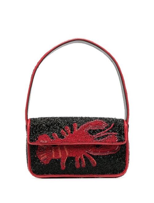 STAUD Tommy Beaded Lobster shoulder bag