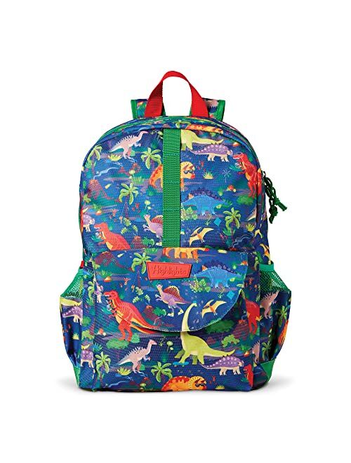 Highlights For Children Highlights Backpack for Kids, 17-Inch Weather-Resistant Backpacks for Boys and Girls, Elementary School Kids Bags, Ages 5-9 (Do Great Things Tie-D