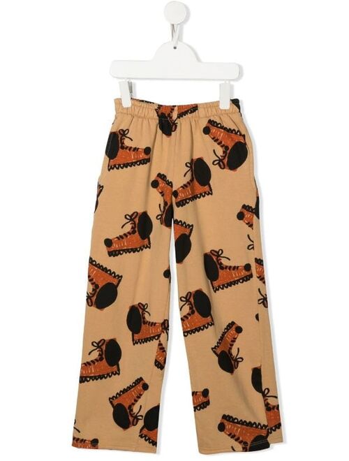 Weekend House Kids. graphic-print straight-leg trousers