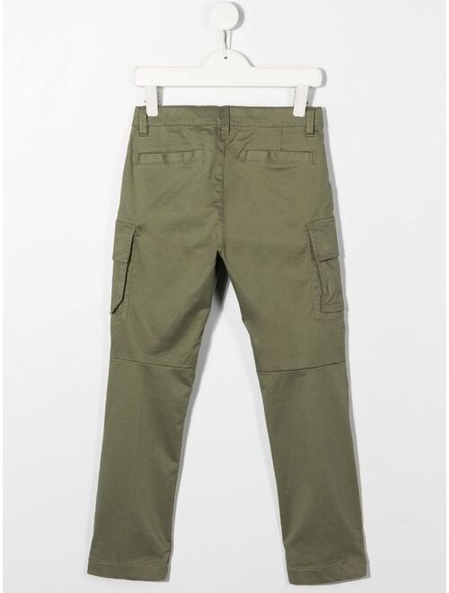 Diesel Kids embroidered-logo cargo trousers