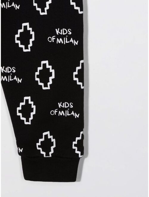Marcelo Burlon County Of Milan Kids all-over logo-print track pants