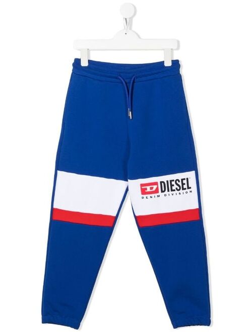 Diesel Kids TEEN logo-print track pants