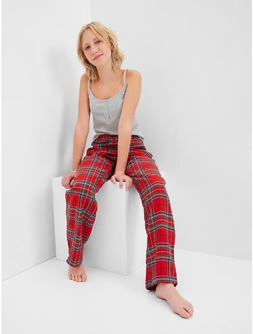 Gap Teen 100% Recycled Flannel PJ Set