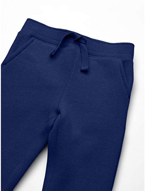 Amazon Essentials Boys and Toddlers' Fleece Jogger Sweatpants, Multipacks