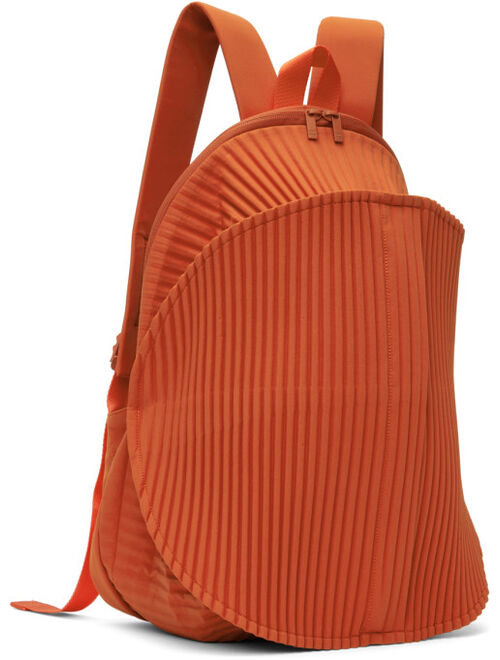 HOMME PLISSE ISSEY MIYAKE Orange Arc Backpack