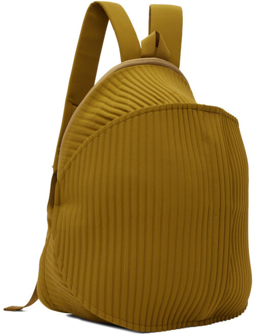 HOMME PLISSE ISSEY MIYAKE Yellow Arc Backpack