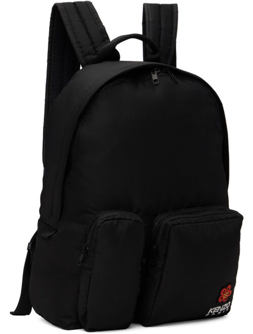 KENZO Black Crest Backpack