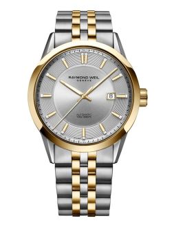 Men's Swiss Automatic Freelancer Two-Tone PVD Stainless Steel Bracelet Watch 42mm