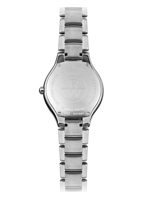 RAYMOND WEIL Women's Swiss Noemia Diamond (1/2 ct. t.w.) Stainless Steel Bracelet Watch 32mm