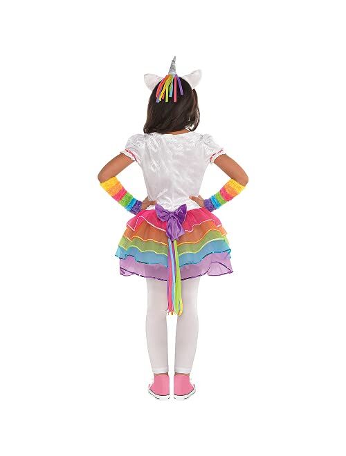 Amscan Rainbow Unicorn Costume -Small 4 to 6-Multicolor-1 Set