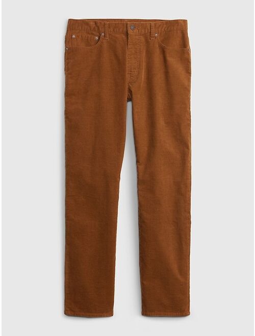 Gap Straight Corduroy Pants with Washwell