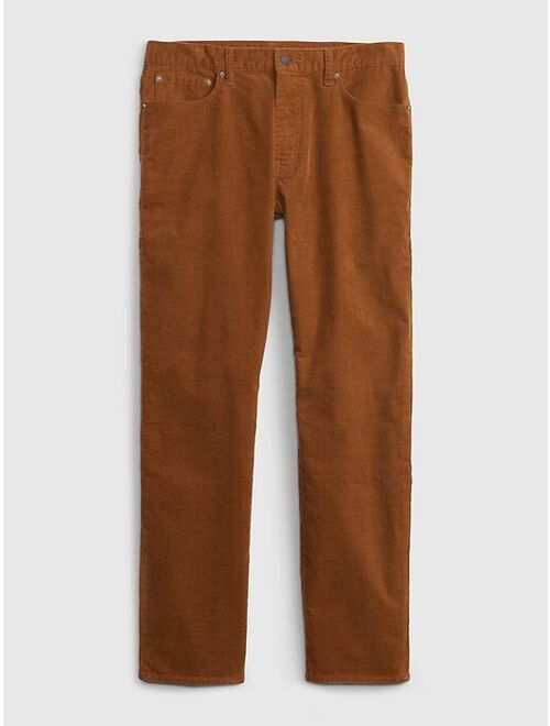 Gap Straight Corduroy Pants with Washwell