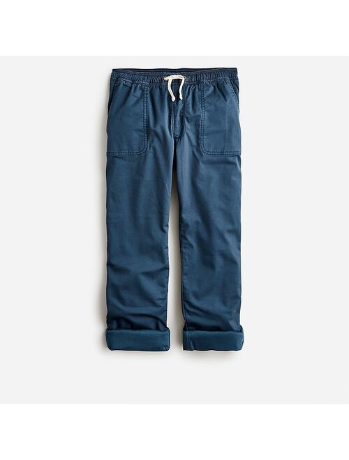 J.Crew Boys' lined relaxed-fit pull-on chino pant
