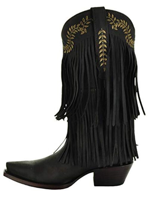 Soto Boots Santa Fe Women's Fringe Cowgirl Boots M50035