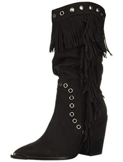 New York Women's West Side Mid Fringe Fashion Boot