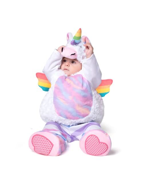 Spooktacular Creations Halloween Baby Cute Unicorn Costume,Unisex Toddler Onesie Jumpsuit for Halloween Dress Up Party-3T