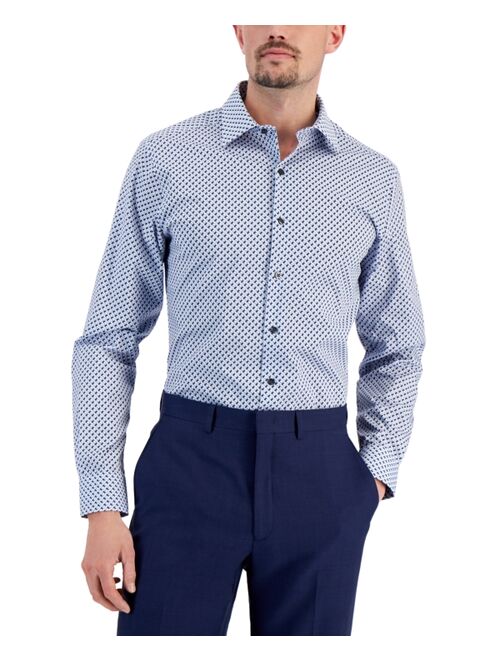ALFANI Men's Slim Fit 2-Way Stretch Dress Shirt, Created for Macy's