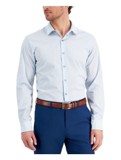 Men's Slim Fit Stripe Dress Shirt, Created for Macy's