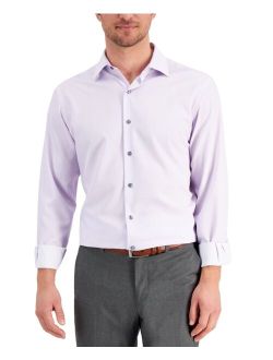 Men's Slim Fit 4-Way Stretch Geo Print Dress Shirt, Created for Macy's