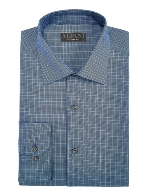 ALFANI Men's Regular Fit Traveler Stretch Dress Shirt, Created for Macy's