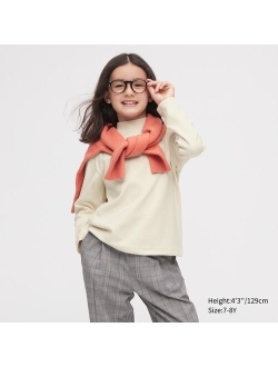 Soft Fleece High Neck Long Sleeve T-Shirt