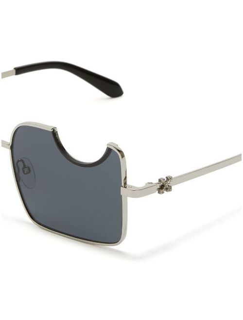 Off-White Cady cut-out rectangular-frame sunglasses