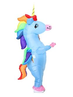 HSCTEK Unisex Child Inflatable Halloween Unicorn Costume