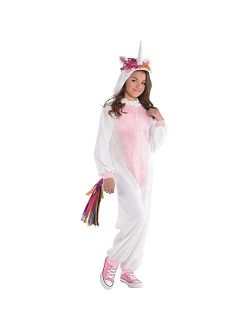 Amscan Girls Unicorn Hooded Onesie