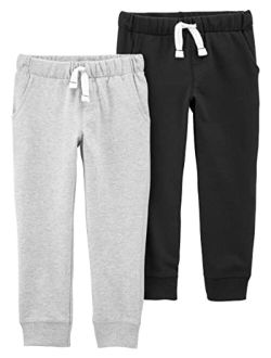 Toddler Boys 2 Pack French Terry Active Joggers/Pants