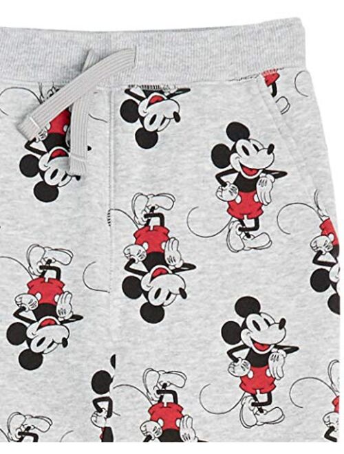 Amazon Essentials Disney | Marvel | Star Wars Boys and Toddlers' Fleece Jogger Sweatpants, Multipacks